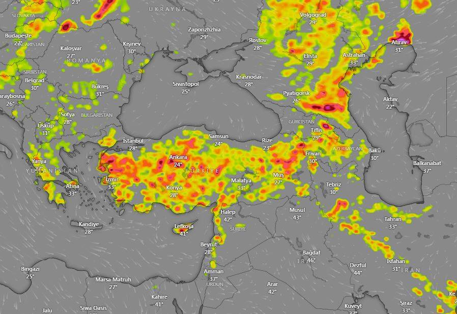 Meteoroloji'den 13 il için kuvvetli yağış uyarısı! Sel, sağanak, yıldırım ve dolu… - Resim: 8